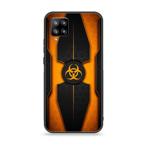 Samsung Galaxy A42 5G - Biohazard Sign Design 5 - Premium Printed Glass soft Bumper shock Proof Case  CS-24014