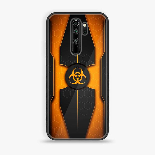 Redmi Note 8 Pro - Biohazard Sign Design 2 - Premium Printed Glass soft Bumper shock Proof Case  CS-33934