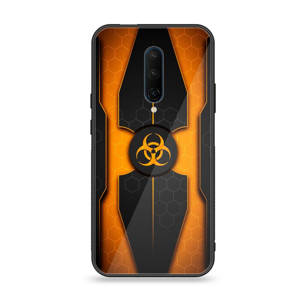 OnePlus 7 Pro - Biohazard Sign Design 2- Premium Printed Glass soft Bumper shock Proof Case CS-10785 CS-10786  CS-21679