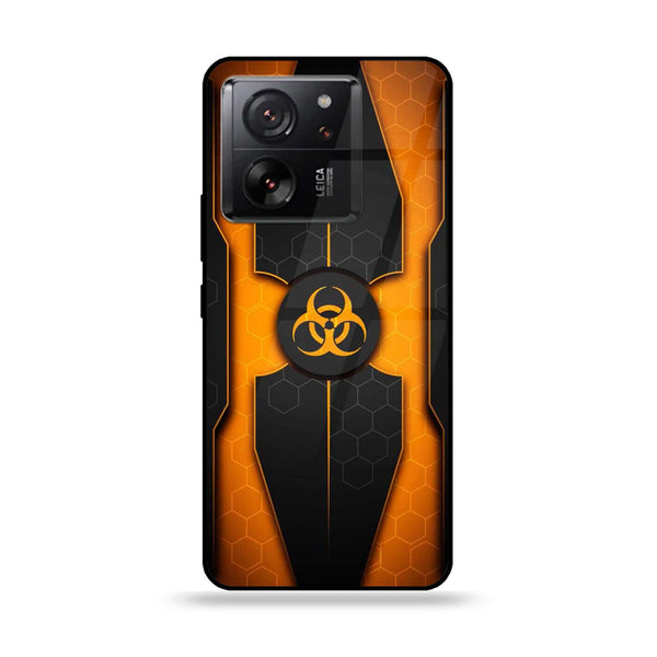 Xiaomi 13T/13T Pro - Biohazard Sign Design 2 - Premium Printed Glass soft Bumper shock Proof Case CS-9655