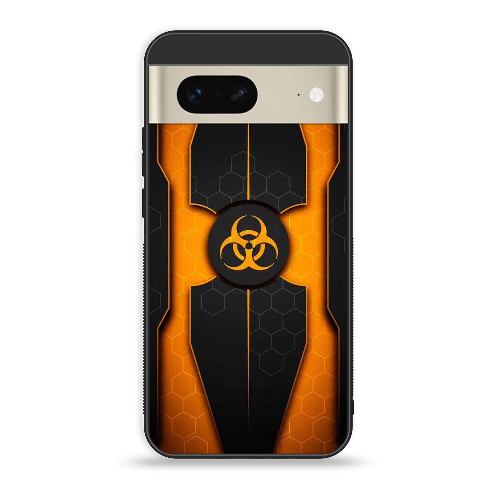 Google Pixel 7a  - Biohazard Sign Series - Premium Printed soft Bumper Shock Proof Case