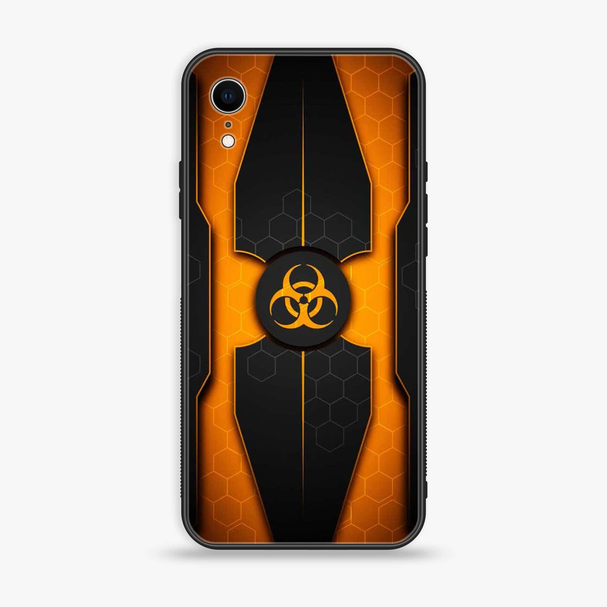 iPhone XR - Biohazard Sign - Premium Printed Glass soft Bumper shock Proof Case