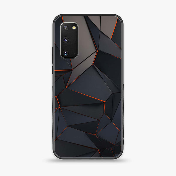 Samsung Galaxy S20 3D Design 2 - Premium Printed Glass soft Bumper shock Proof Case CS-36545