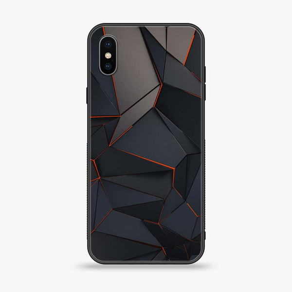 iPhone X/XS - 3D Design 2 - Premium Metal Printed soft Bumper shock Proof Case CS-38008