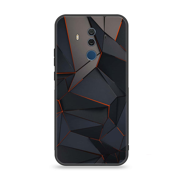 Huawei Mate 10 Pro - 3D Design 2 - Premium Printed Glass soft Bumper shock Proof Case CS-13989 CS-15549