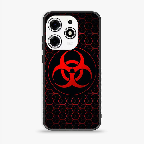 Tecno Spark 10 Pro - Biohazard Sign Design 8 - Premium Printed Glass soft Bumper shock Proof Case CS-14711 CS-14864
