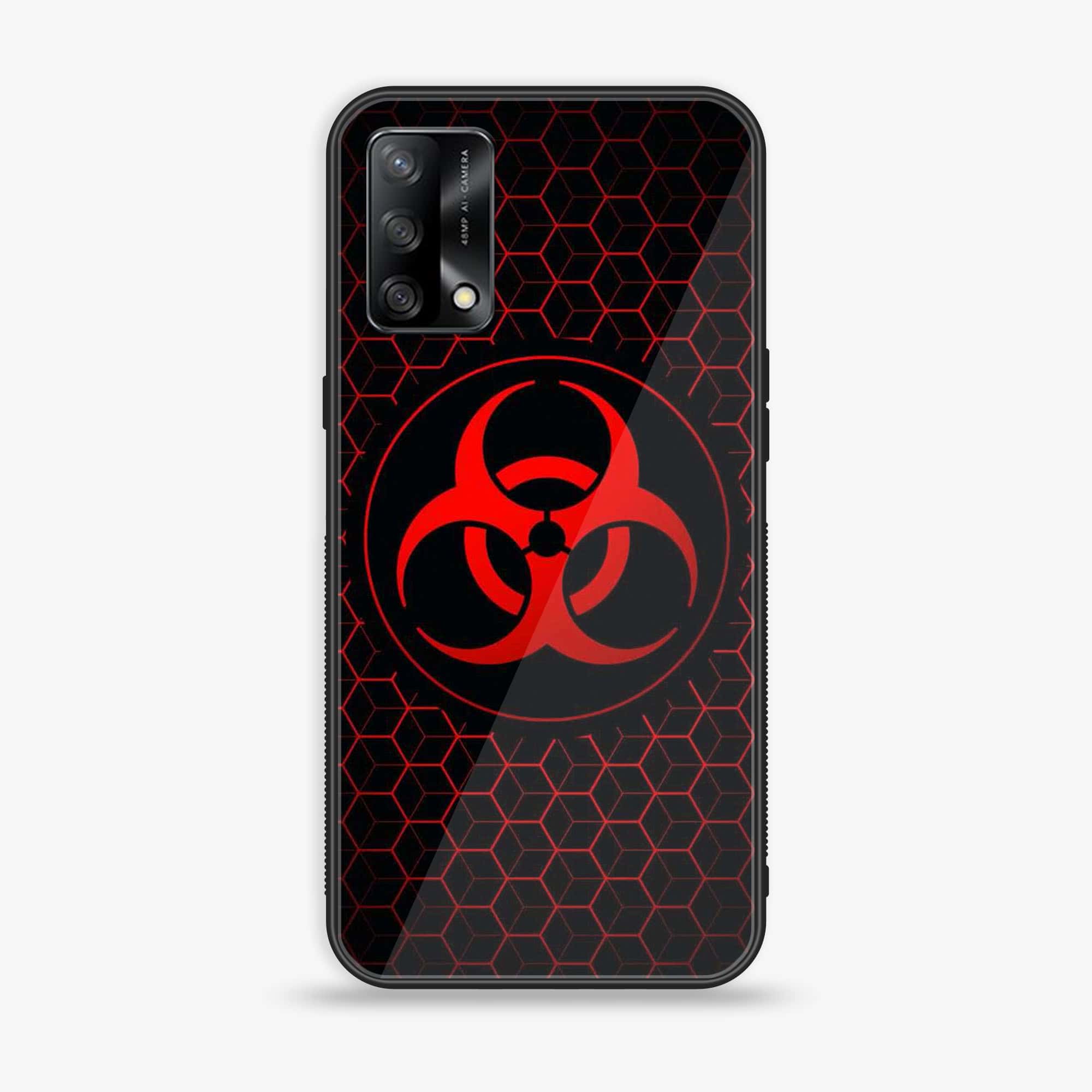 Oppo F19s - Biohazard Sign Series - Premium Metal Printed soft Bumper shock Proof Case