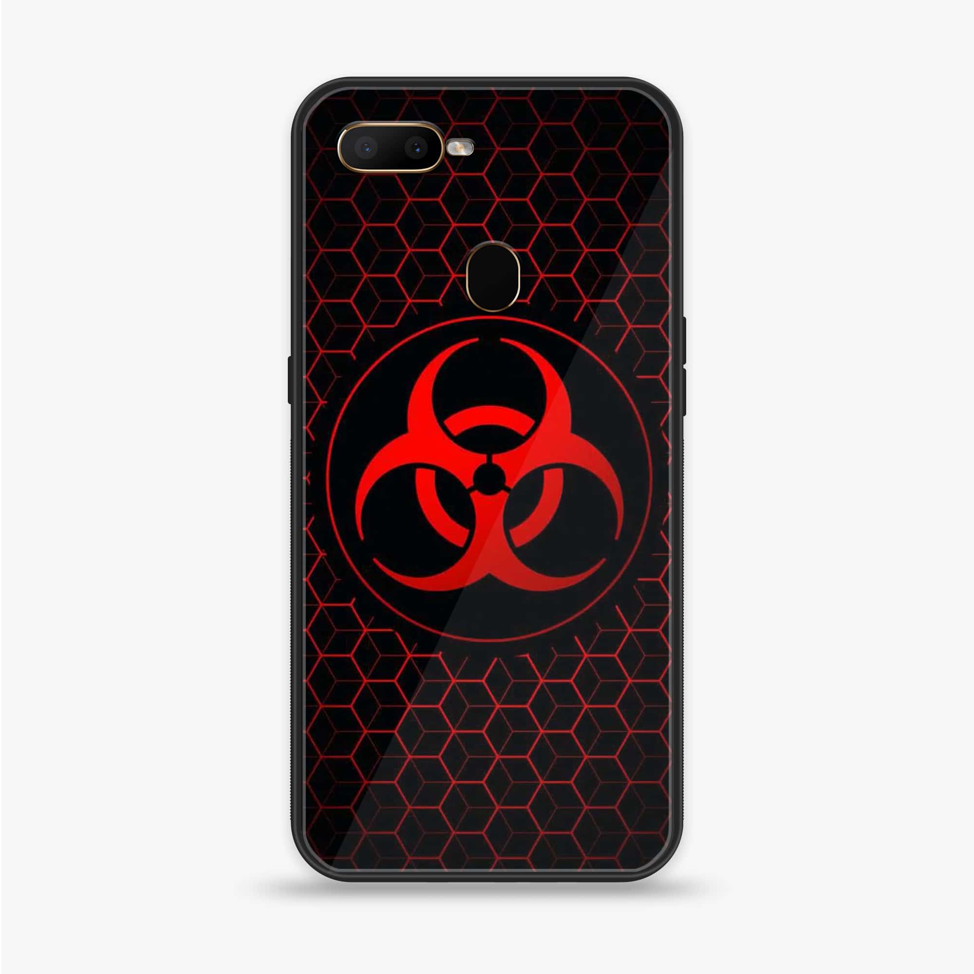 Oppo A12  - Biohazard Sign Series - Premium Printed soft Bumper shock Proof Case