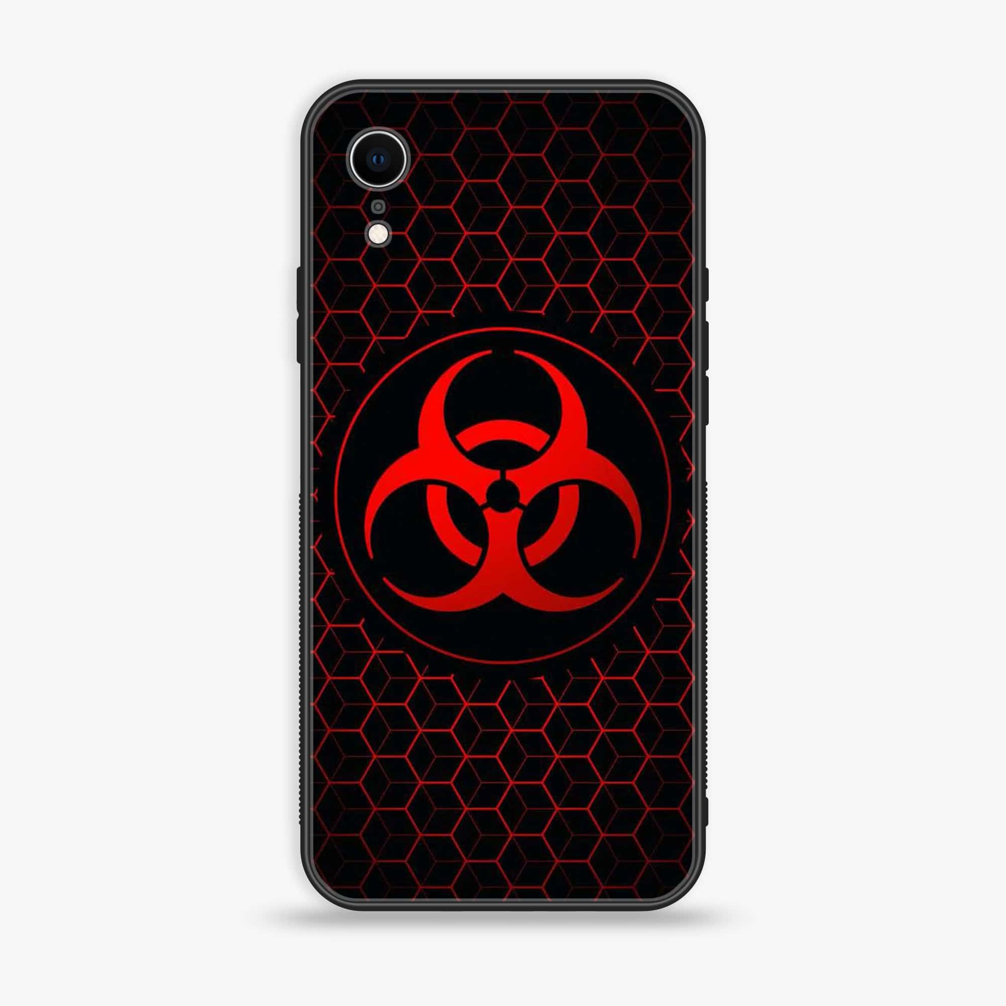 iPhone XR - Biohazard Sign - Premium Printed Glass soft Bumper shock Proof Case