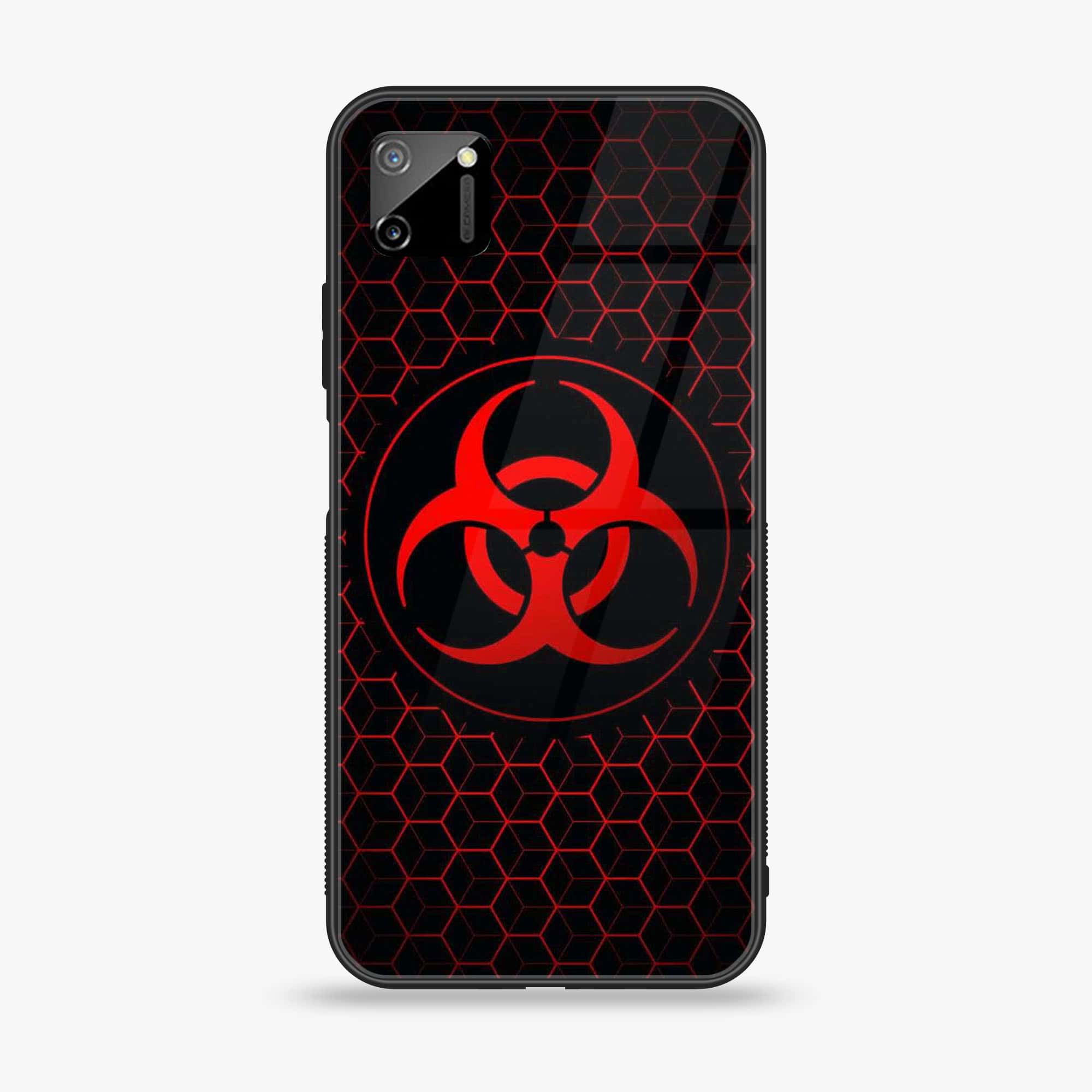 Realme C11 - Biohazard Sign Series - Premium Printed Glass soft Bumper shock Proof Case
