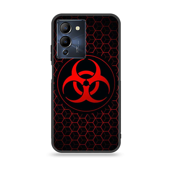 Infinix Note 12 G96 Biohazard Sign Design 8 Premium Printed Glass soft Bumper shock Proof Case CS-13193