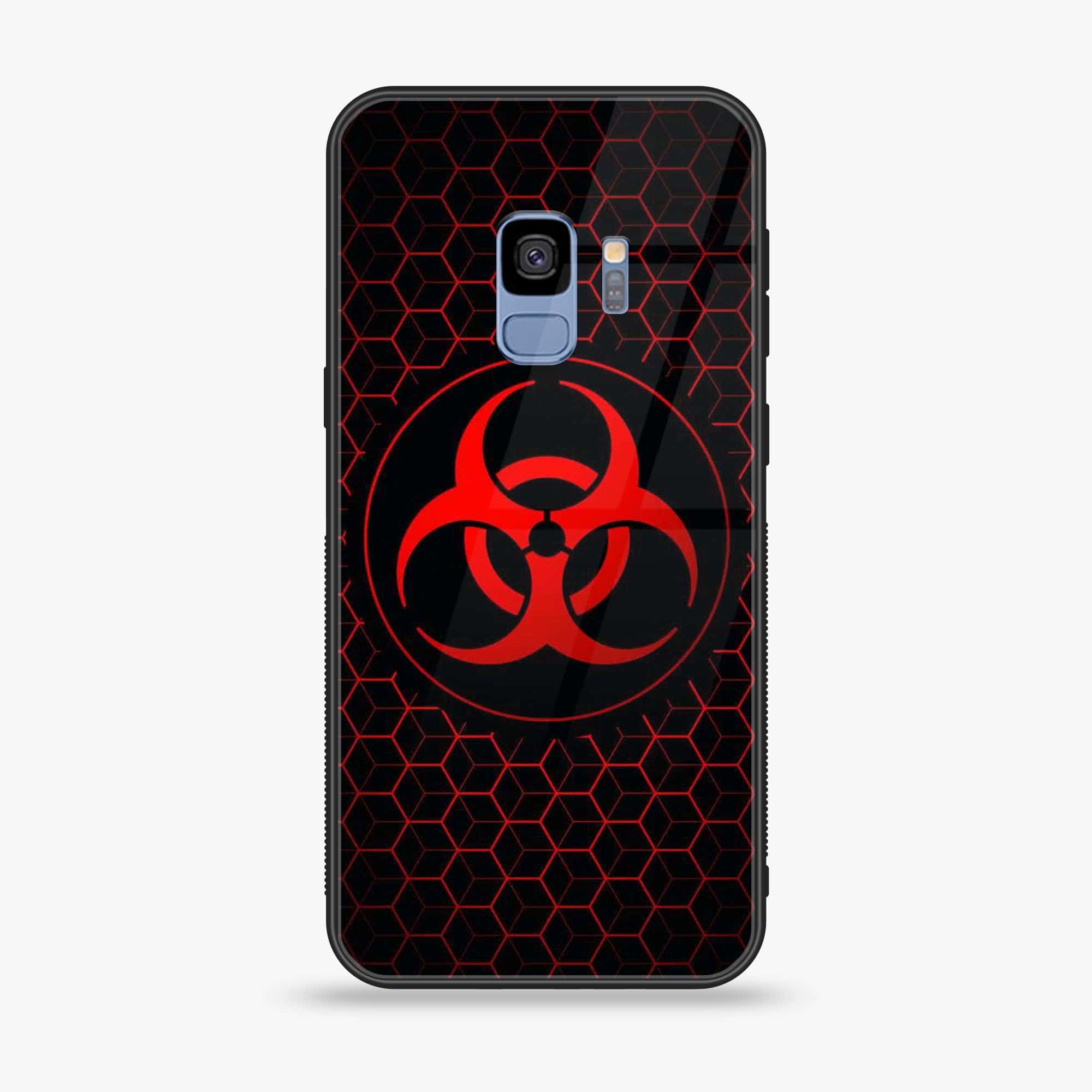 Galaxy S9 - Biohazard Sign Series - Premium Printed Glass soft Bumper shock Proof Case