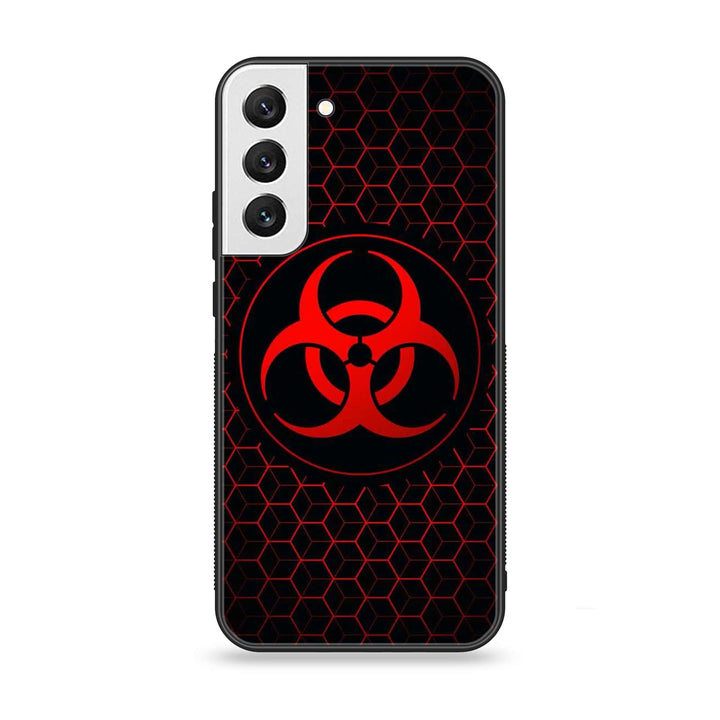 Samsung Galaxy S21 FE  - Biohazard Sign - Design 8 Premium Metal Printed soft Bumper shock Proof Case CS-46935