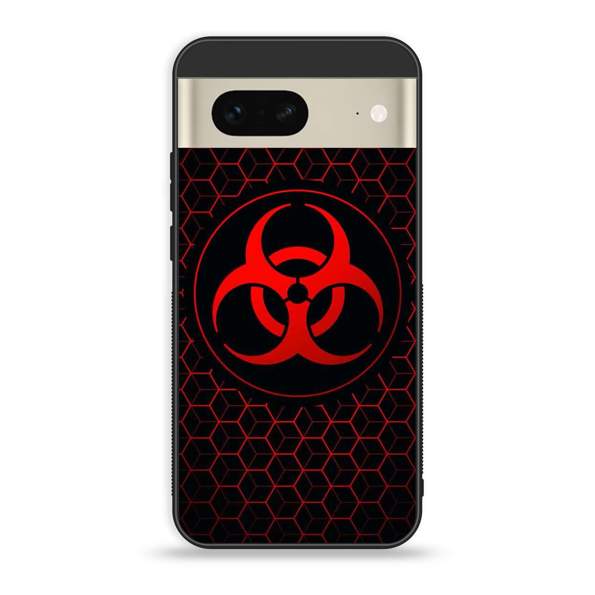 Google Pixel 7a  - Biohazard Sign Series - Premium Printed soft Bumper Shock Proof Case