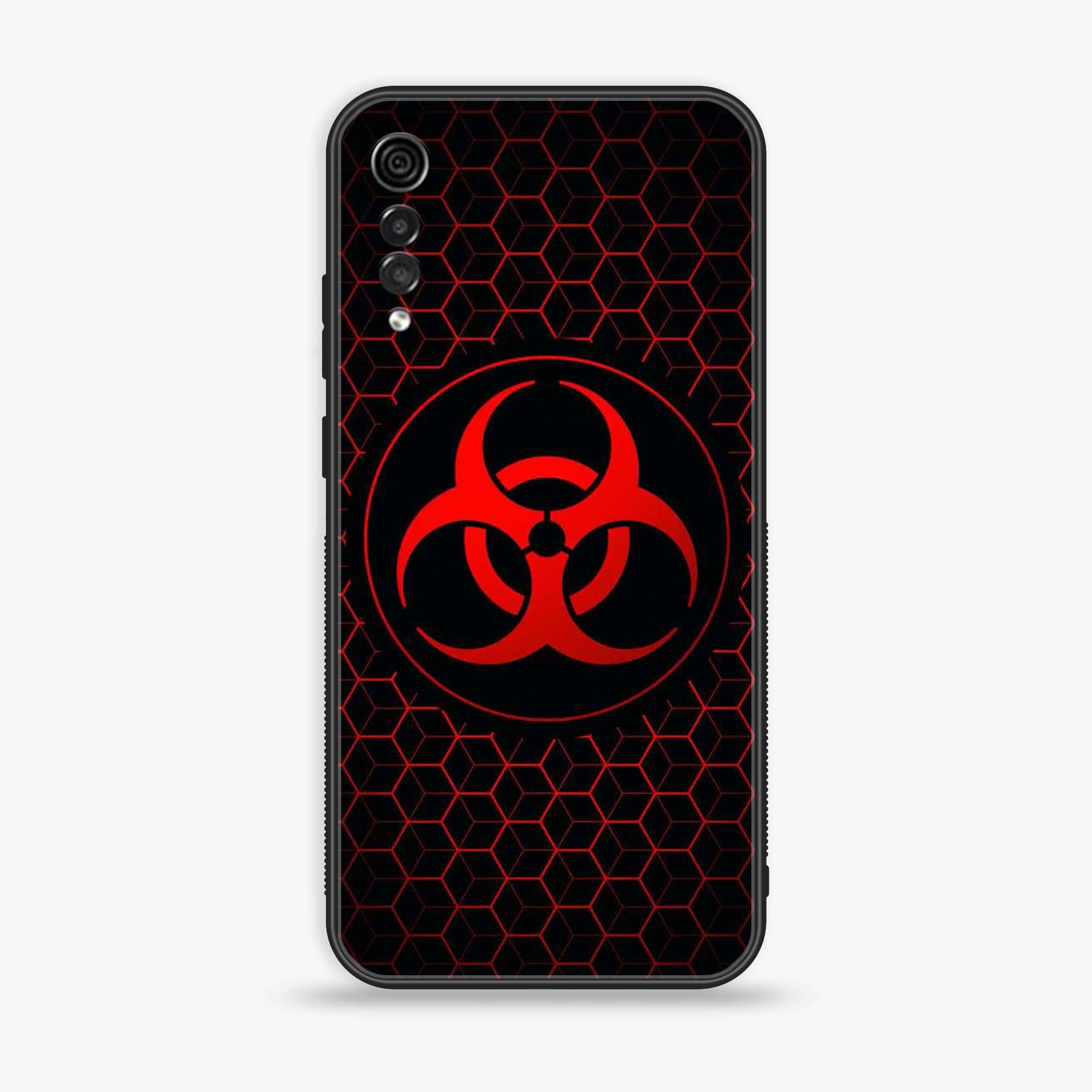 LG Velvet - Biohazard Sign Series - Premium Printed Glass soft Bumper shock Proof Case