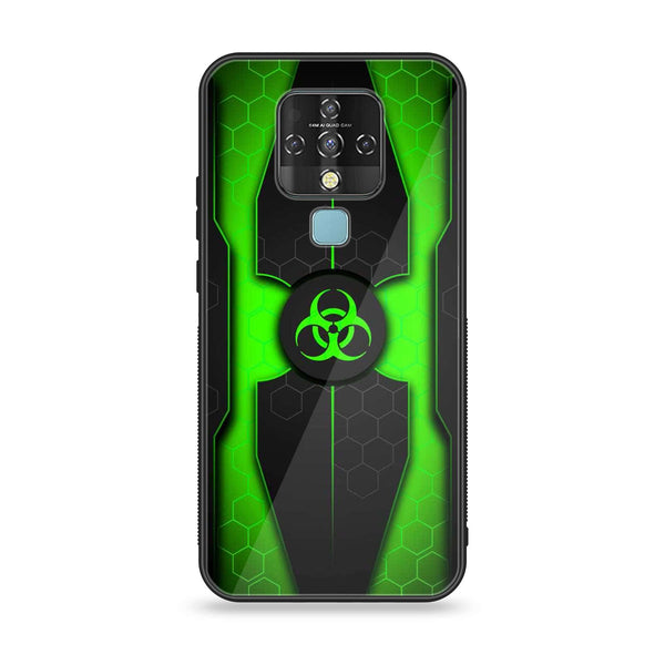 Tecno Camon 16 - Biohazard Sign Design 3 - Premium Printed Glass soft Bumper shock Proof Case CS-19691