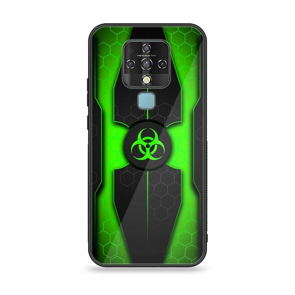 Tecno Camon 16 - Biohazard Sign Design 3 - Premium Printed Glass soft Bumper shock Proof Case CS-19691