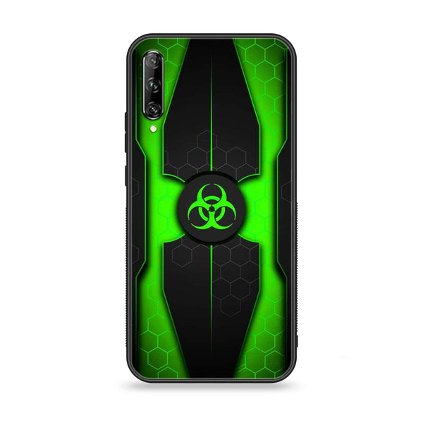 Huawei Y9s - Biohazard Sign Design 3 - Premium Printed Glass soft Bumper shock Proof Case CS-15569