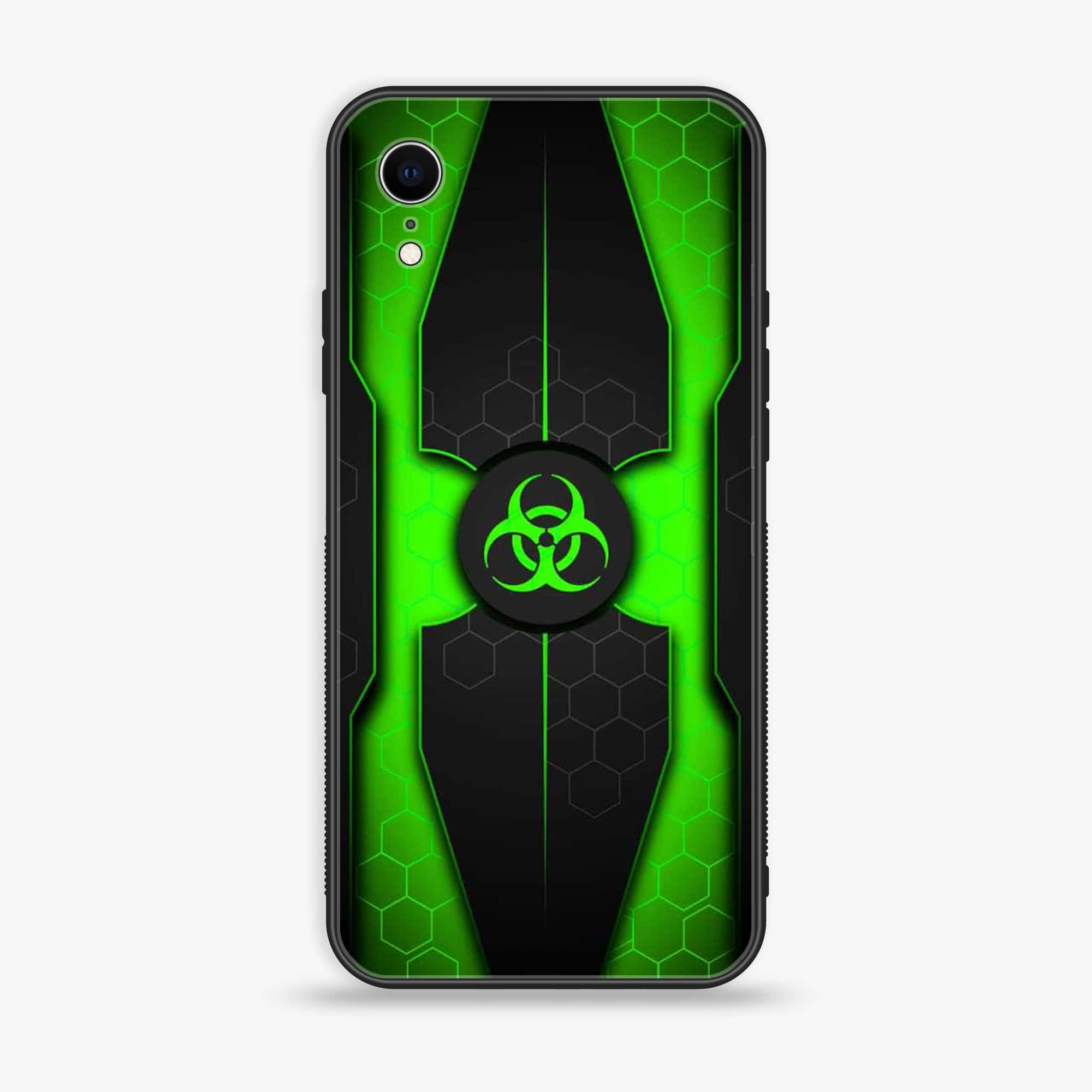 iPhone XR - Biohazard Sign - Premium Printed Glass soft Bumper shock Proof Case