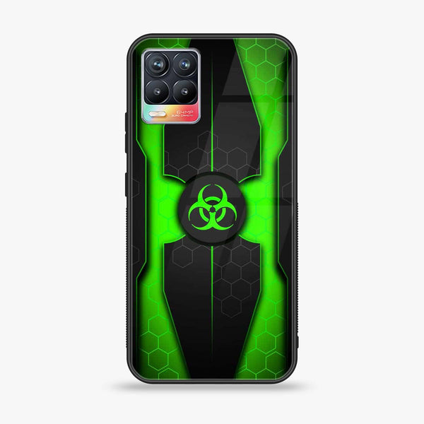 Realme 8 - Biohazard Sign Design 3  - Premium Printed Glass soft Bumper shock Proof Case CS-38388