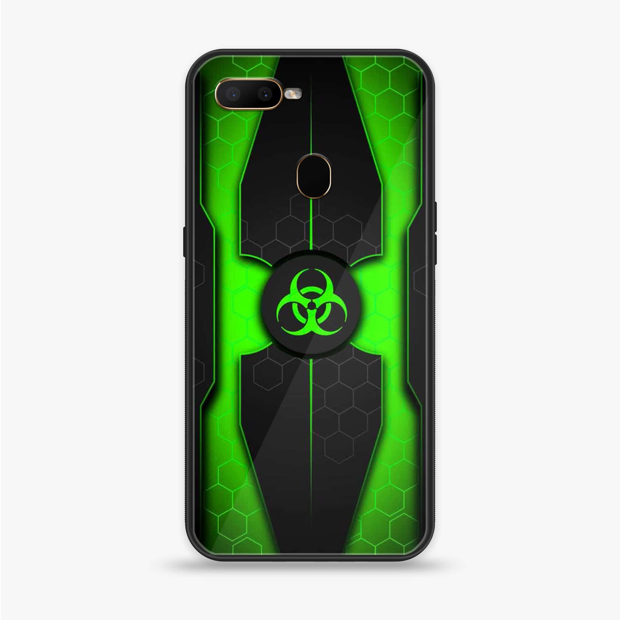 Oppo A12  - Biohazard Sign Series - Premium Printed soft Bumper shock Proof Case