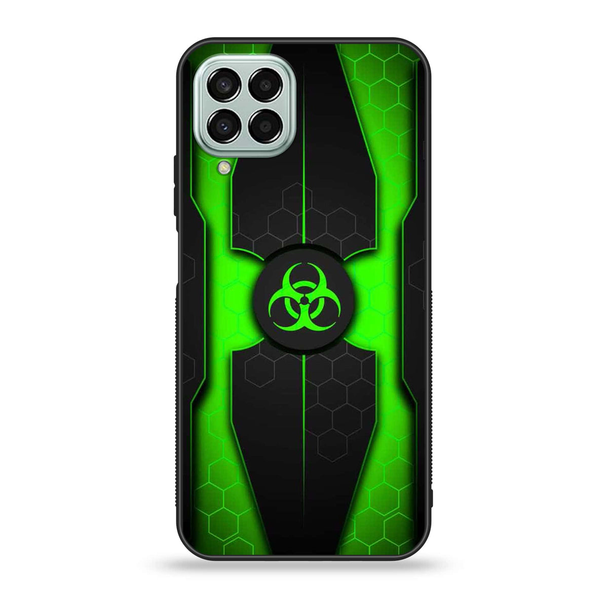 Samsung Galaxy M33 - Biohazard Sign Series - Premium Printed Glass sof ...