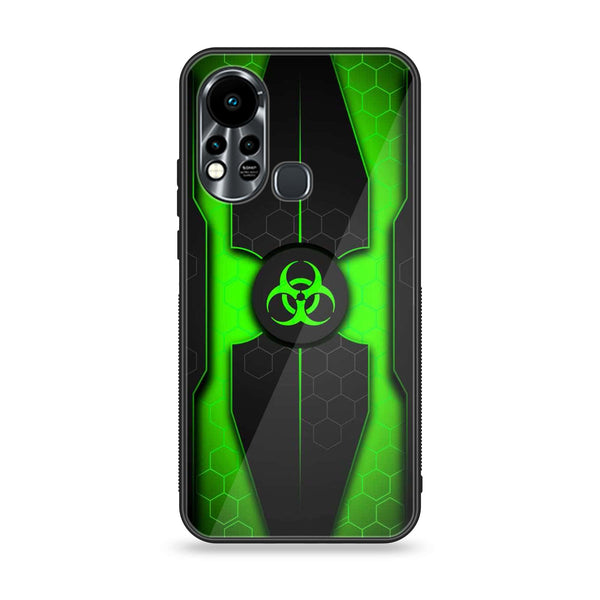 Infinix Hot 11S - Biohazard Sign Design 3 - Premium Printed Glass soft Bumper shock Proof Case CS-23607