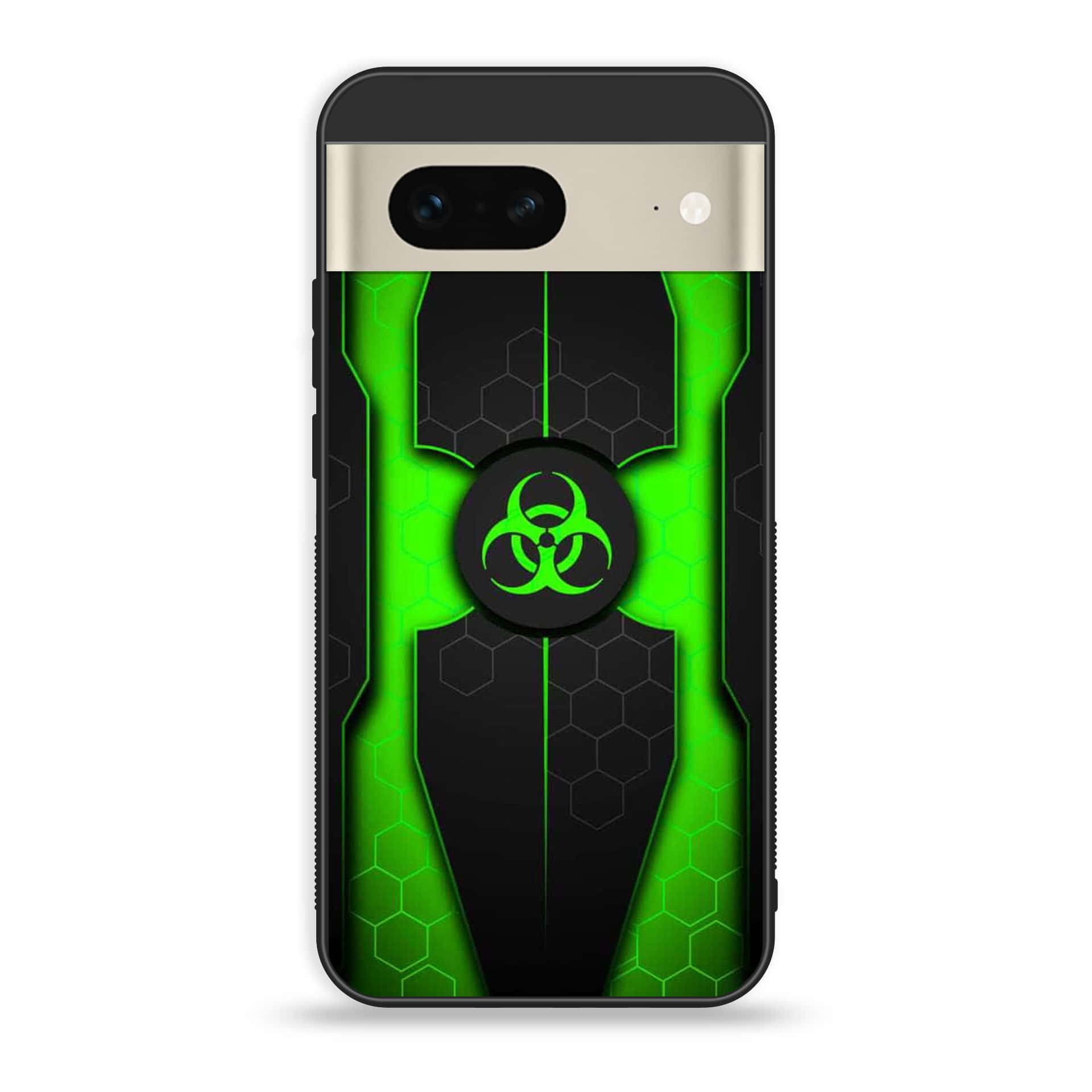 Google Pixel 7a  - Biohazard Sign Series - Premium Printed soft Bumper Shock Proof Case