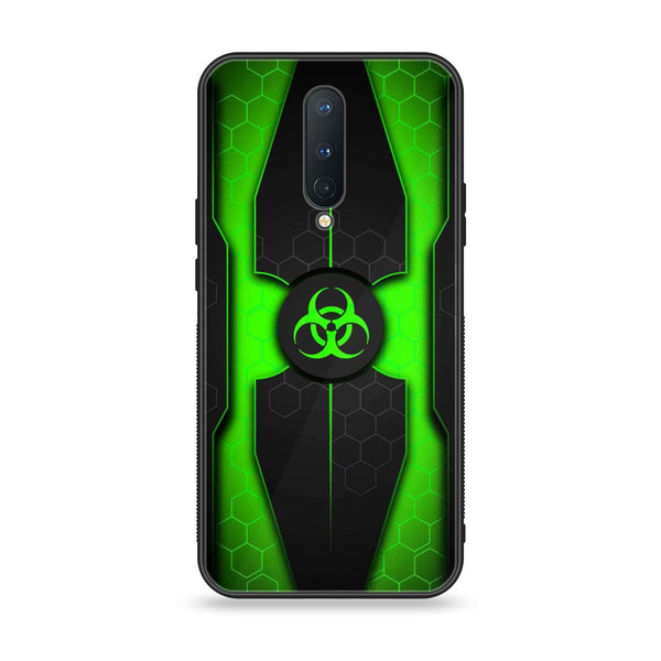 OnePlus 8 - Biohazard Sign Series  Design 3 - Premium Printed Glass soft Bumper shock Proof Case CS-20348