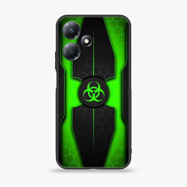 Infinix Hot 30i - Biohazard Sign Design 3 - Premium Metal Printed soft Bumper shock Proof Case CS-35835