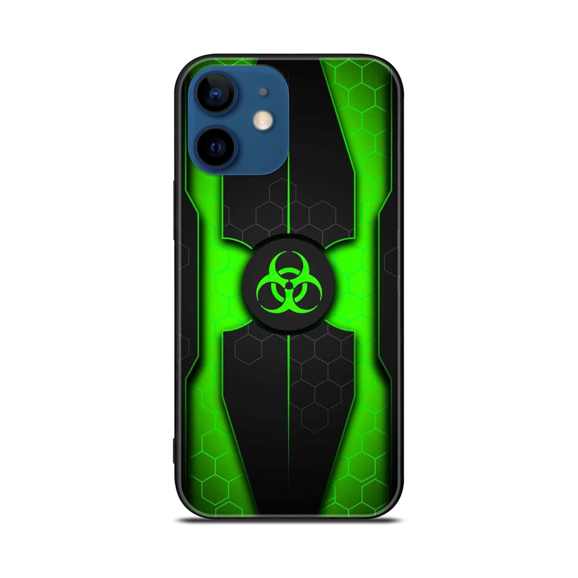 iPhone 11  Biohazard Sign  Premium Printed Glass soft Bumper shock Proof Case