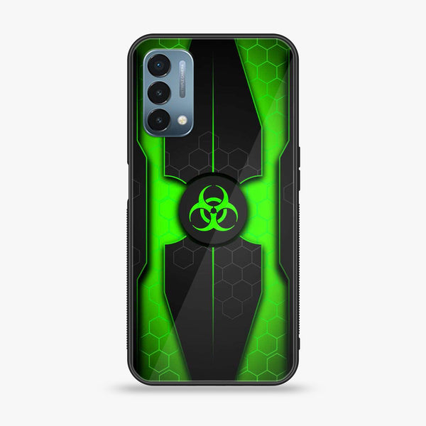 OnePlus Nord N200 5G - Biohazard Sign Design 3- Premium Printed Glass soft Bumper shock Proof Case CS-11357 CS-11366