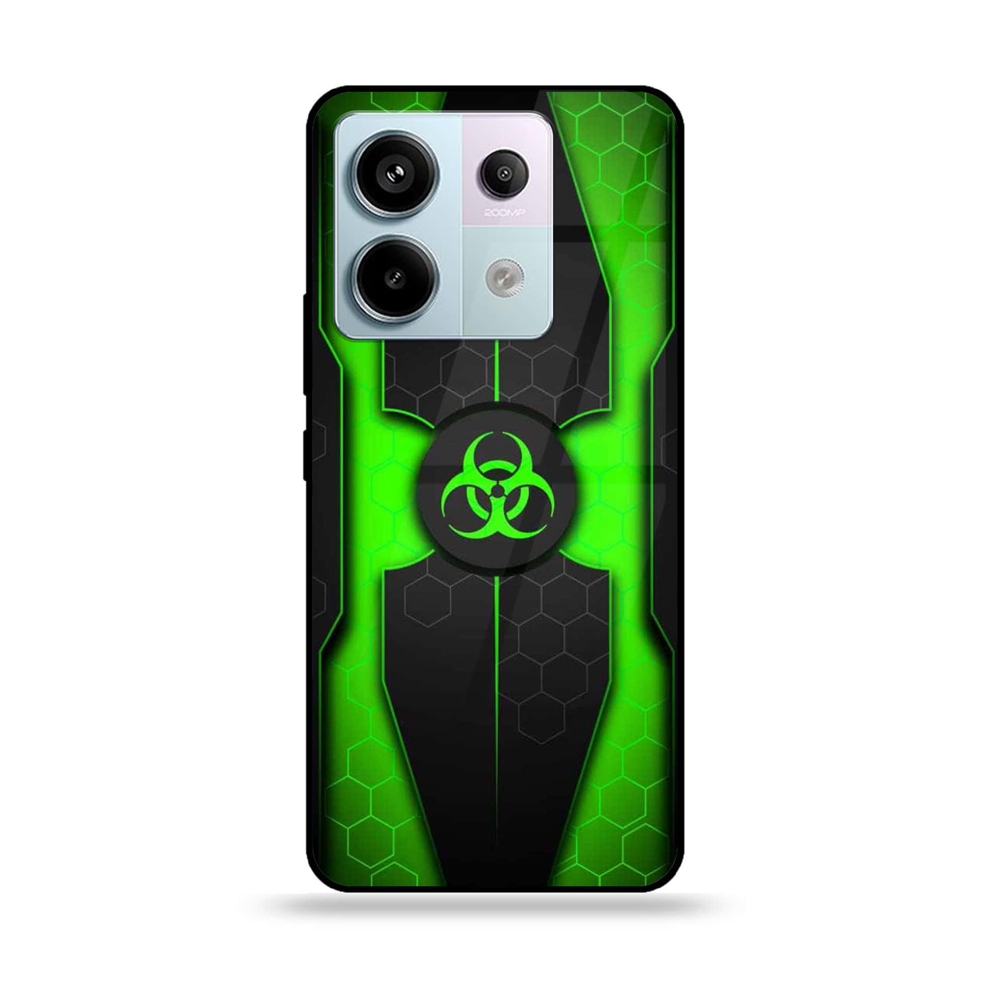 Redmi Note 13 - Biohazard Sign Series - Premium Metal Printed soft Bumper shock Proof Case