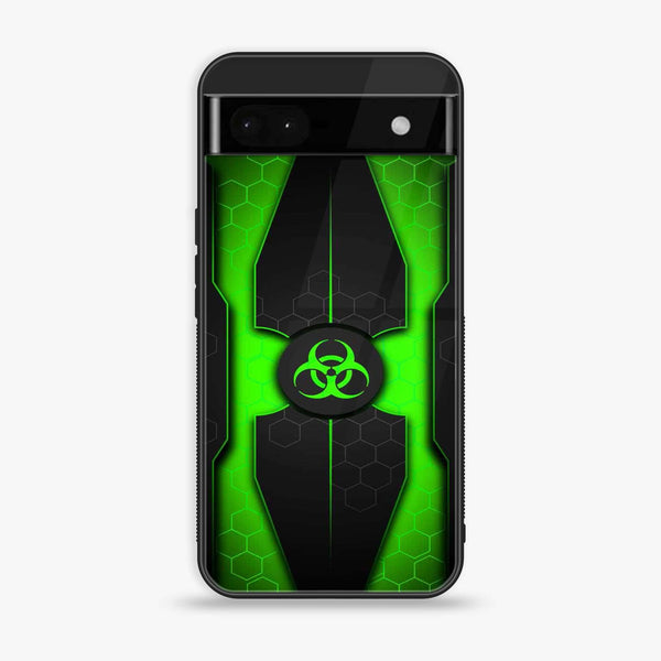 Google Pixel 6A - Biohazard Sign Design 3 - Premium Metal Printed soft Bumper Shock Proof Case  CS-35660
