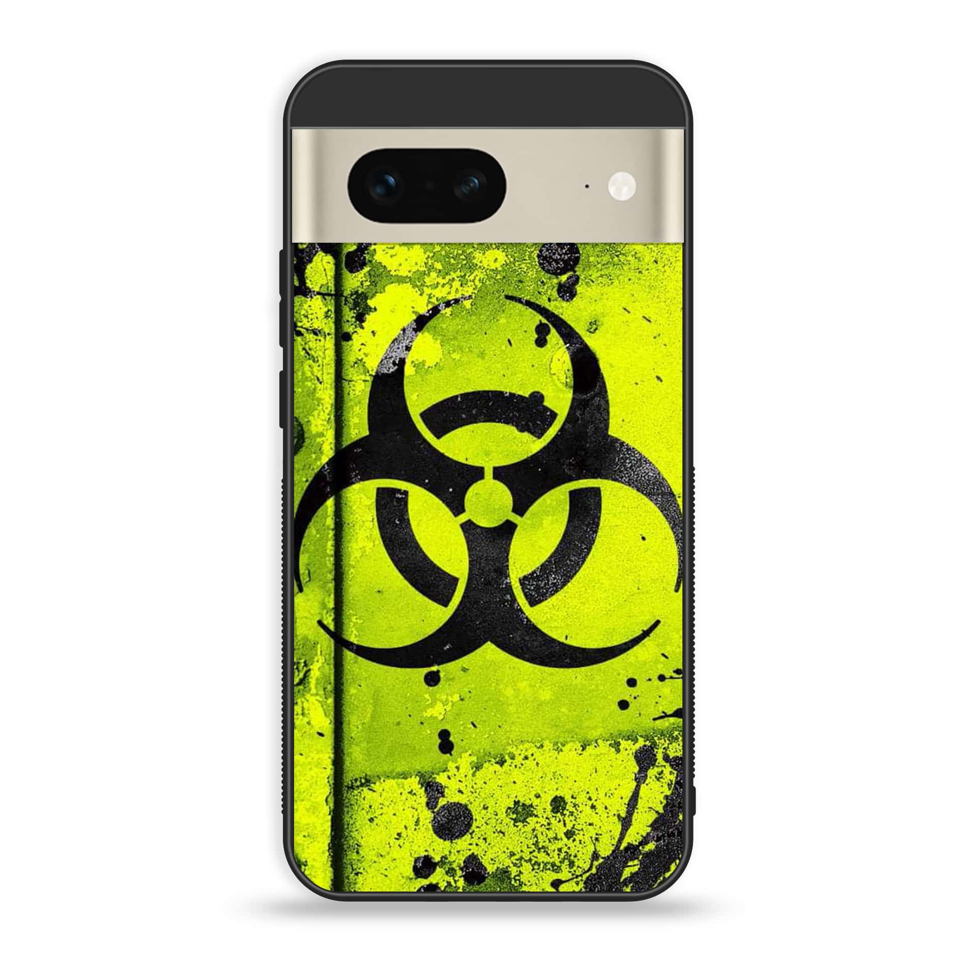 Google Pixel 7a  - Biohazard Sign Series - Premium Printed soft Bumper Shock Proof Case