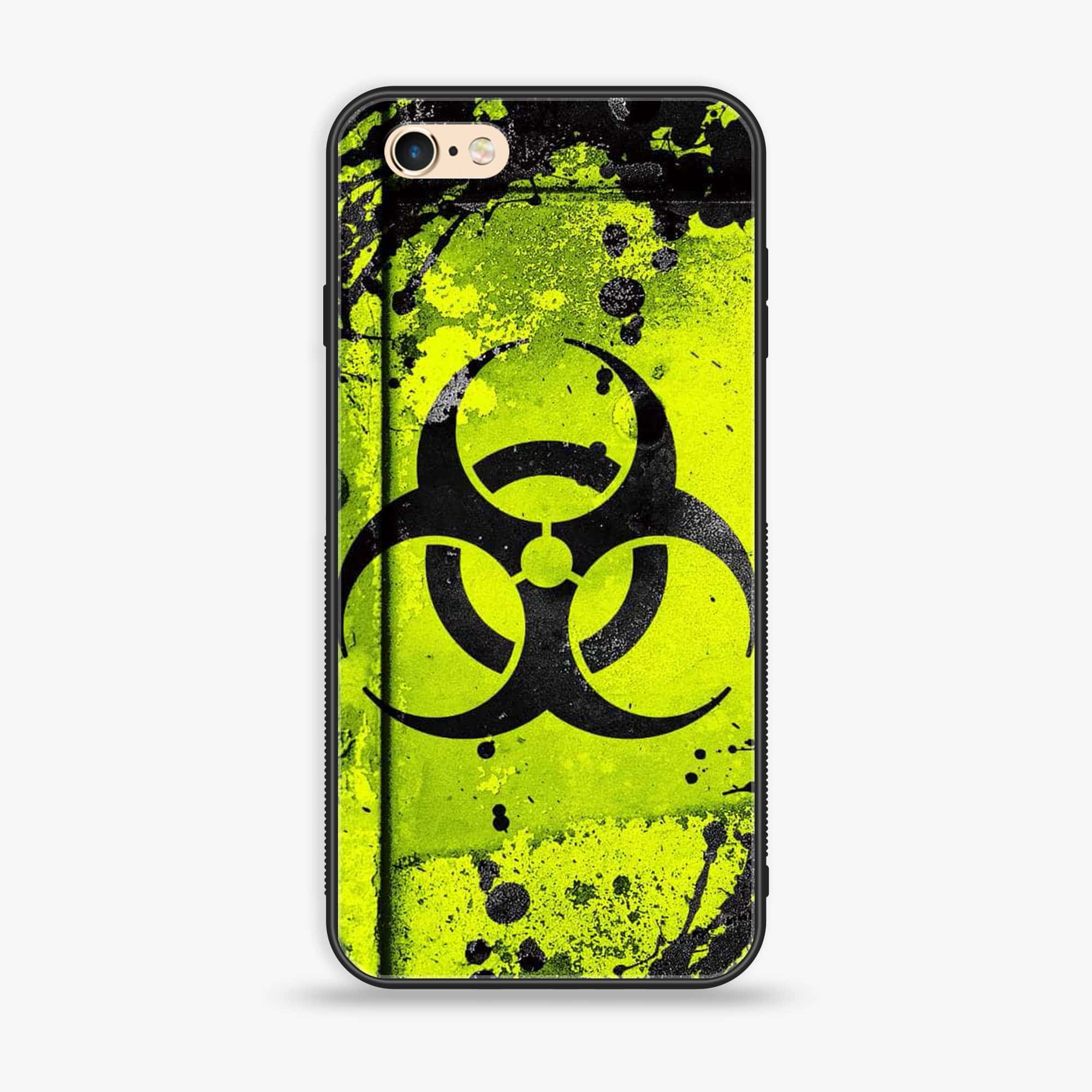 iPhone 6 - Biohazard Sign Series - Premium Printed Glass soft Bumper shock Proof Case