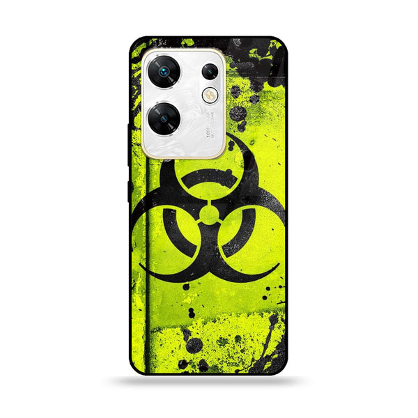 Infinix Zero 30 4G - Biohazard Sign Design 9- Premium Metal Printed soft Bumper shock Proof Case CS-46325