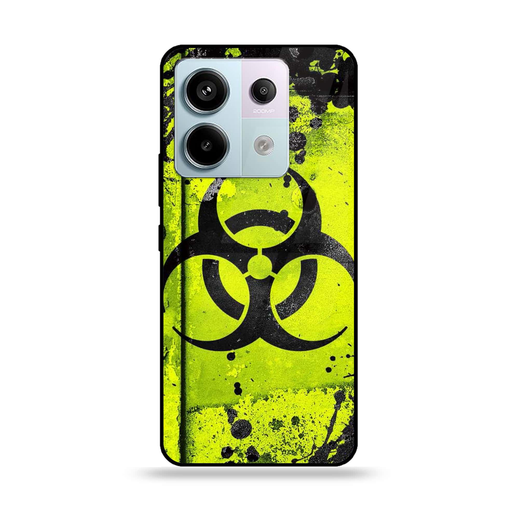 Redmi Note 13 - Biohazard Sign Series - Premium Metal Printed soft Bumper shock Proof Case