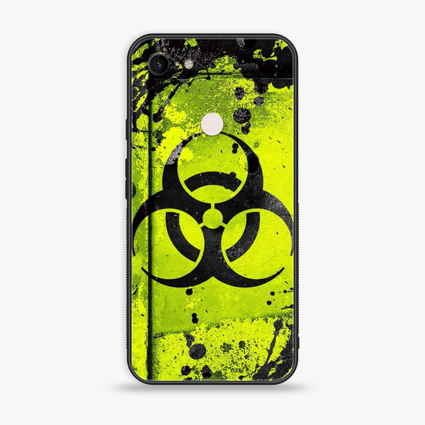 Google Pixel 3 XL - Biohazard Sign Design 9- Premium Printed Glass soft Bumper shock Proof Case CS-11283