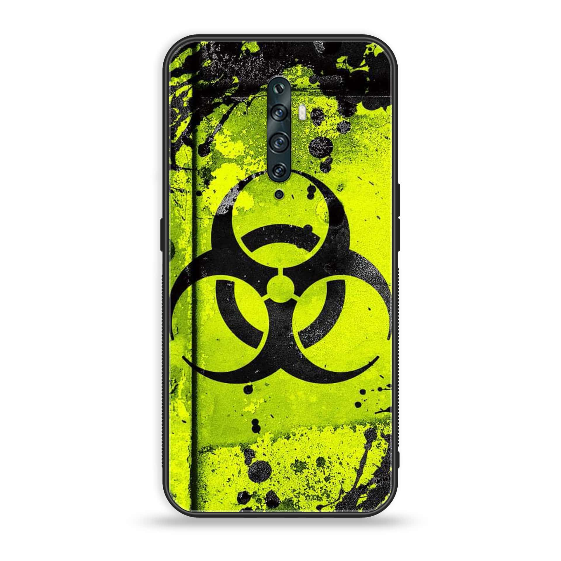 OPPO Reno 2f - Biohazard Sign Series - Premium Printed Glass soft Bumper shock Proof Case