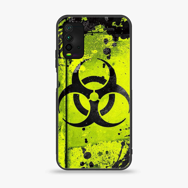 Xiaomi Redmi 9T - Biohazard Sign Design 9 - Premium Printed Glass soft Bumper shock Proof Case  CS-37911
