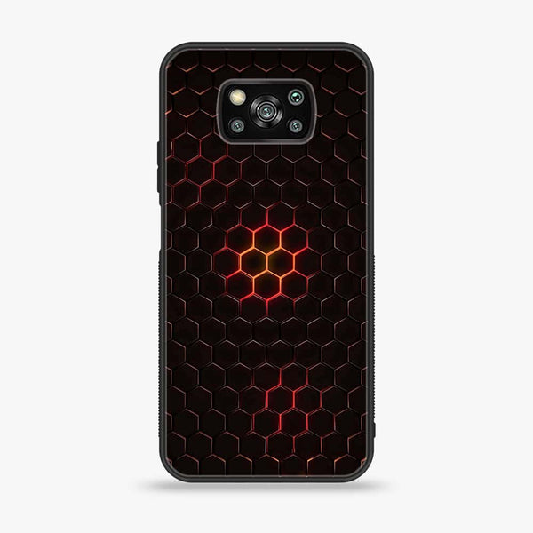 Xiaomi Poco X3 Pro - 3D Design 9 - Premium Printed Glass soft Bumper shock Proof Case CS-20201