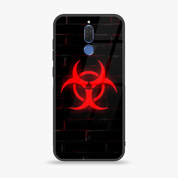 Huawei Mate 10 Lite - Biohazard Sign Design 6- Premium Printed Glass soft Bumper shock Proof Case CS-11079