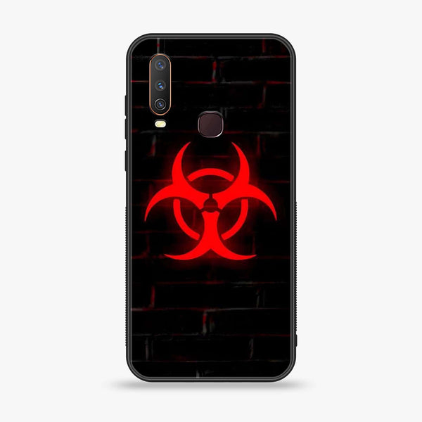 Vivo Y15/Y17 - Biohazard Sign Design 6 - Premium Printed Glass soft Bumper shock Proof Case CS-23030