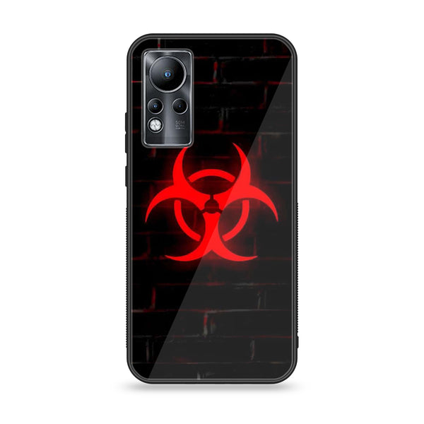 Infinix Note 11 - Biohazard Sign Design 6 - Premium Printed Glass soft Bumper shock Proof Case CS-8293