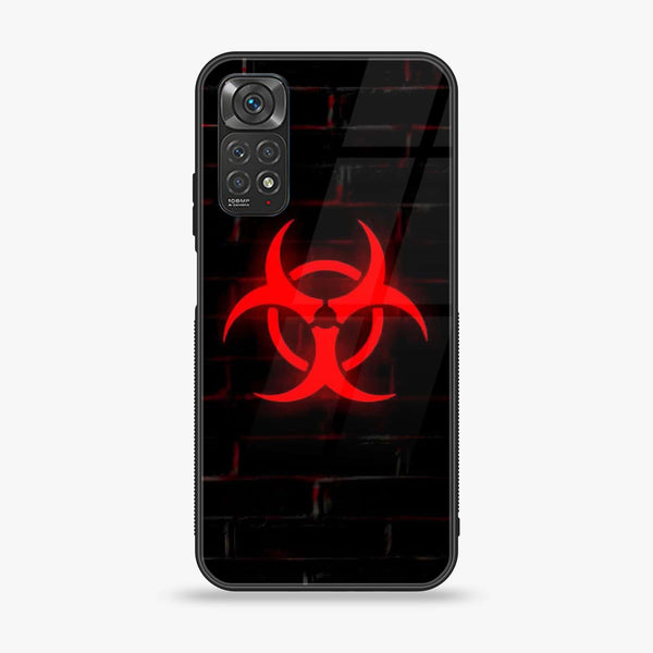 Xiaomi Redmi Note 11/11s - Biohazard Sign Design 6 - Premium Printed Glass soft Bumper shock Proof Case CS-23476