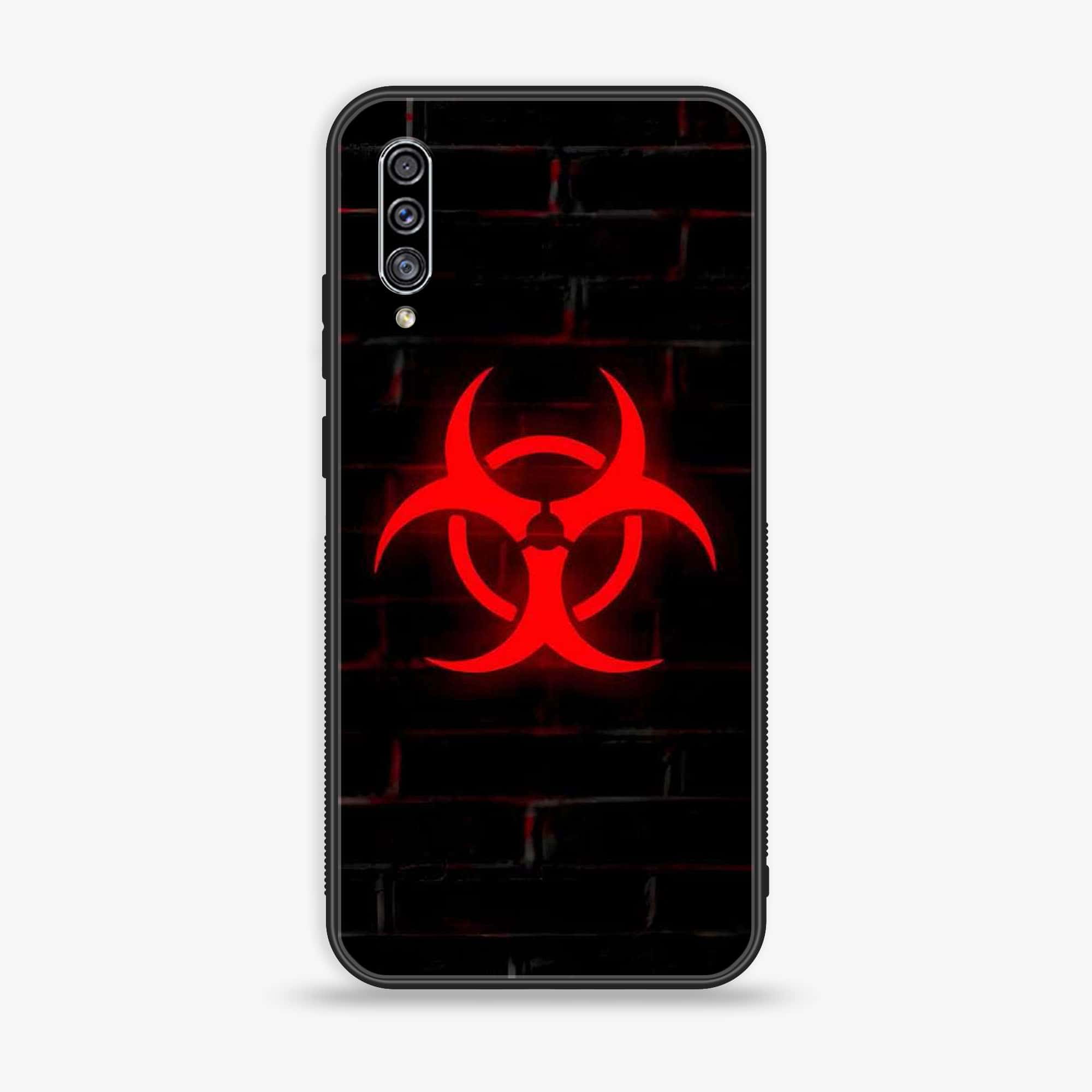 Galaxy A50/ A50s/ A30s - Biohazard Sign Series - Premium Printed Glass soft Bumper shock Proof Case