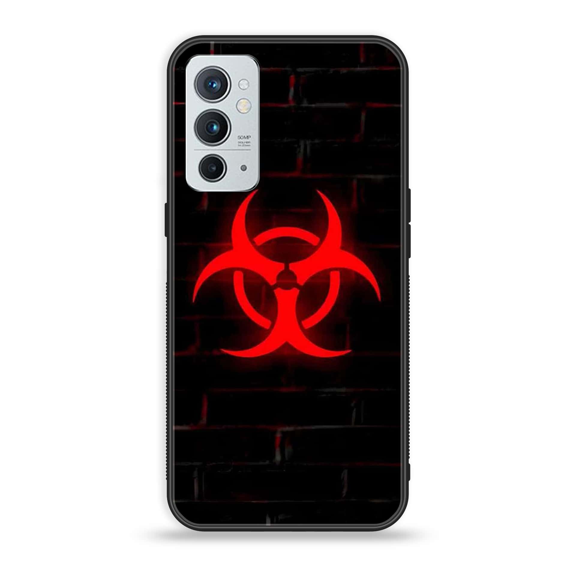 OnePlus 9RT 5G - Biohazard Sign  - Premium Printed Glass soft Bumper shock Proof Case