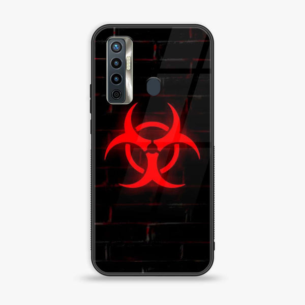 Tecno Camon 17 - Biohazard Sign Design 6 - Premium Printed Glass soft Bumper shock Proof Case CS-20132