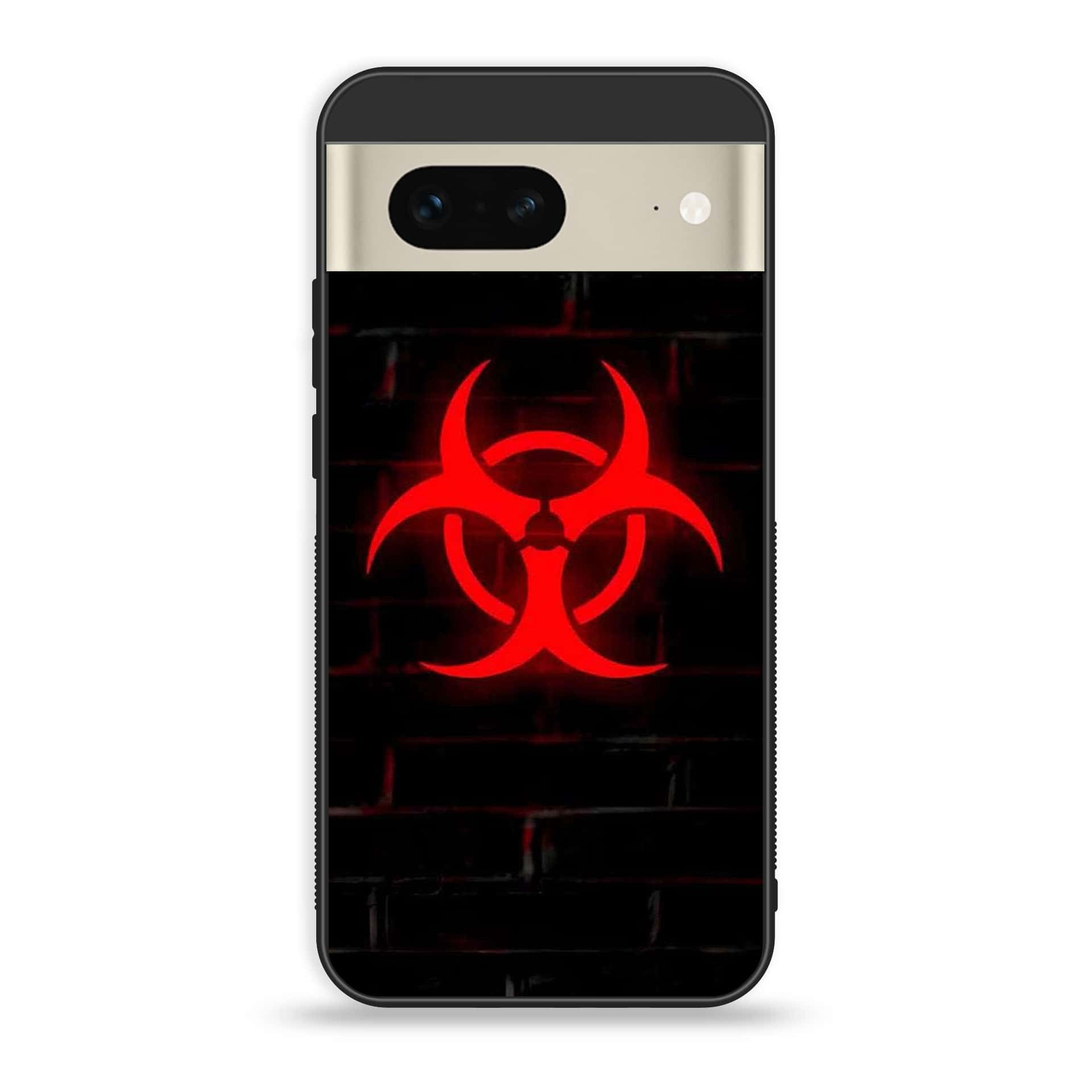 Google Pixel 7a  - Biohazard Sign Series - Premium Printed soft Bumper Shock Proof Case